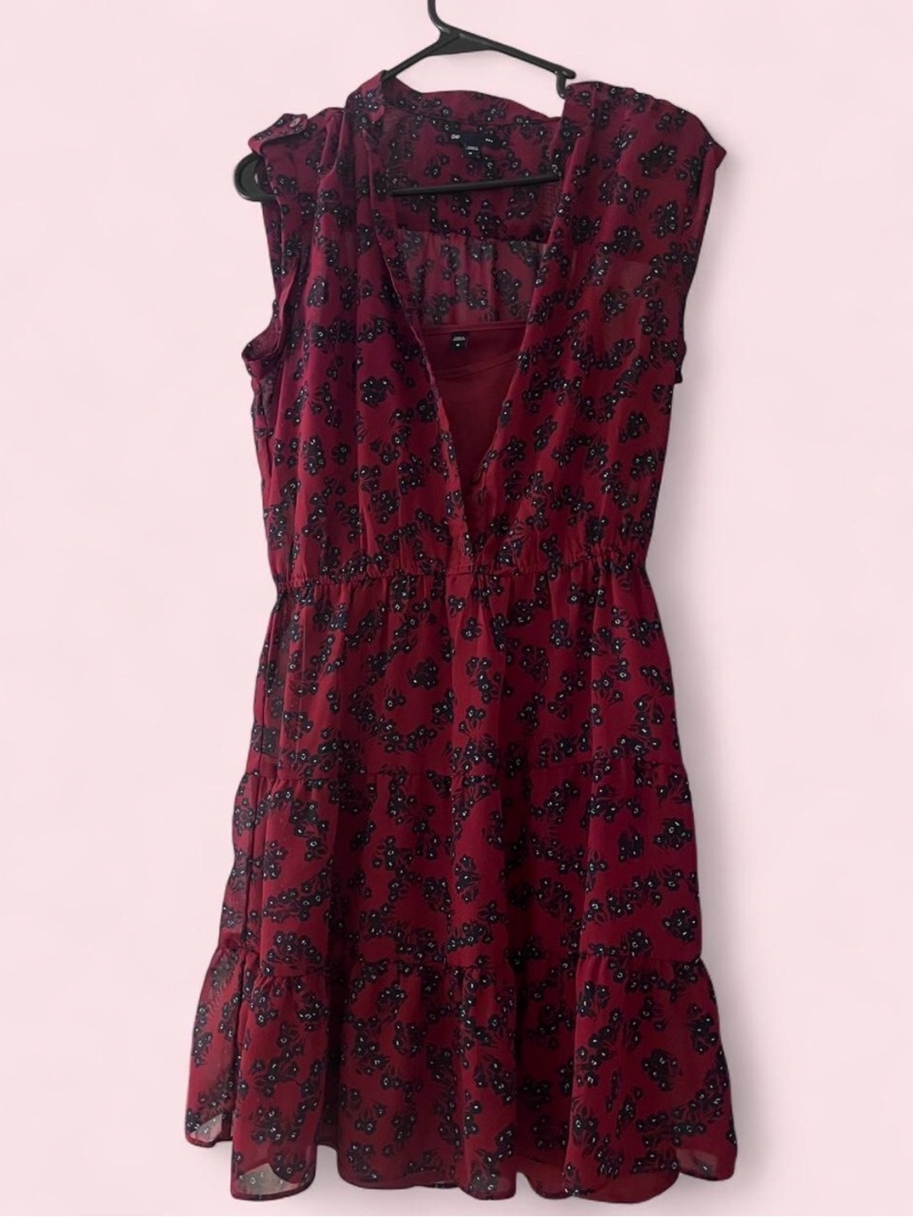 Sleeveless floral dress